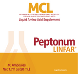 Peptonum Linfar MCL – Muscle | Liquid Amino Acid Supplement, 10 Ampoules (50 mL)