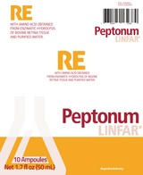 Peptonum Linfar RE – Retina | Liquid Amino Acid Supplement, 10 Ampoules (50 mL)